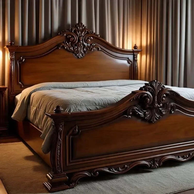 Classic Monarch Wooden Bed