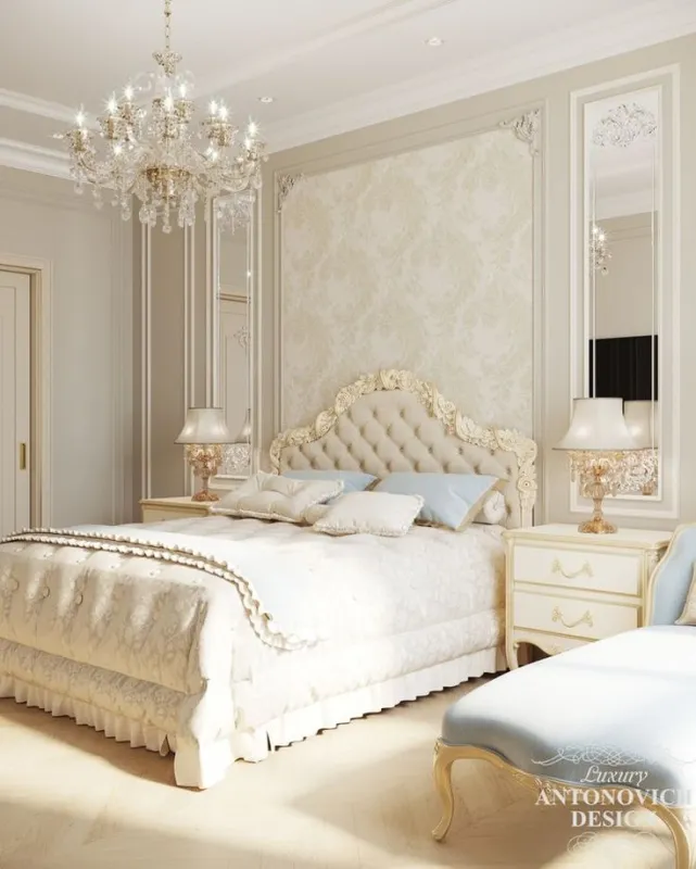 Ivory Royale Upholstered Bed