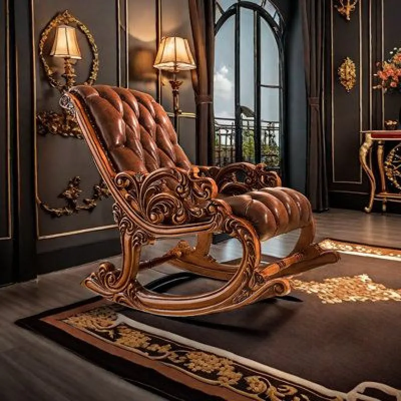 Royal Chesterfield Rocking Chair
