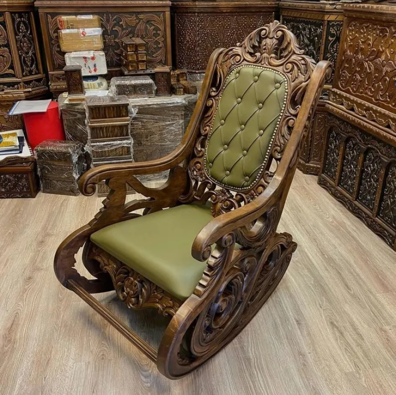 Royal Heritage Carved Rocking Chair