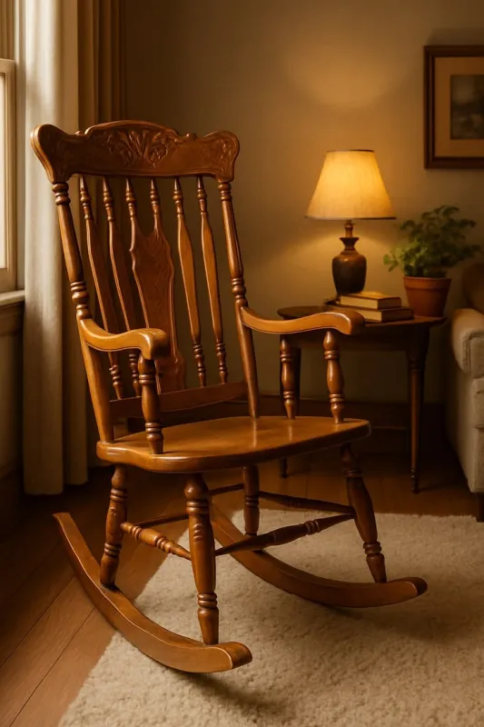Classic Heritage Wooden Rocking Chair