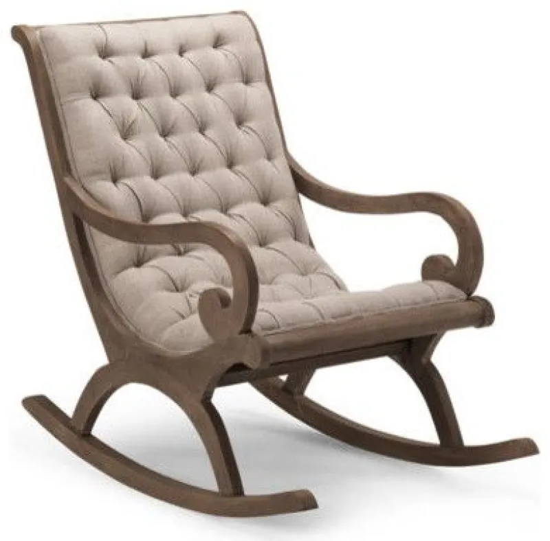 Classic Tufted Rocking Chair