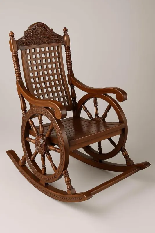Wooden Royal Rocking Chair