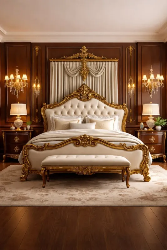 Majestic Royal Carved Bed