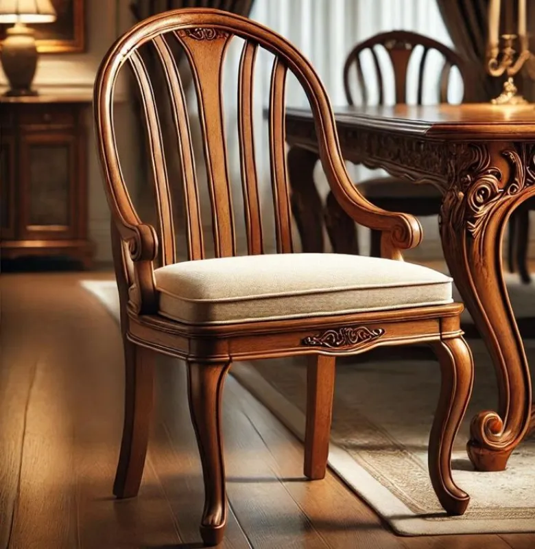 Classic Windsor Solid Wood Dining Chair